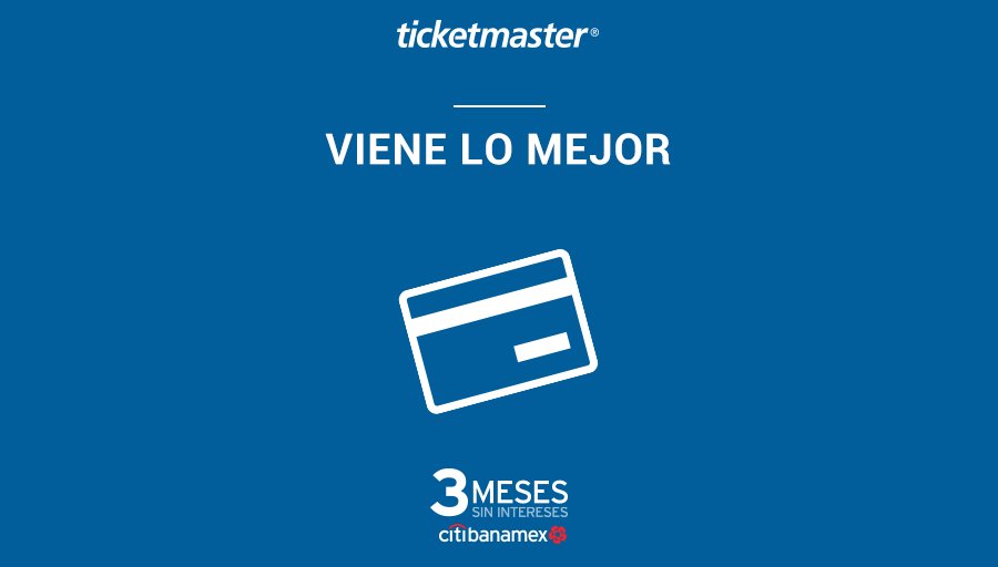 Ticketmaster_Me's tweet photo. Aprovecha tu tarjeta de crédito @Citibanamex para pagar tus boletos para el @CoronaCapital y más a #3MSI: https://t.co/yy8WyYay06 https://t.co/H5MRqfpwCr
