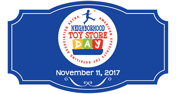 It’s time to support your local toy stores! Even if you do not have children you can buy great gifts and donate to a good cause!  Every kid deserves a new toy for the holidays and specialty toy stores have amazing toys and gifts for all! #ShopLocal #NTSD17 #FavoriteLocalToyStore