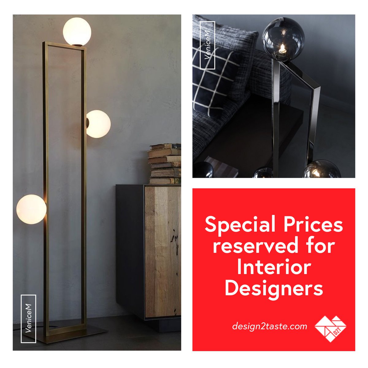 Design2Taste's tweet image. #Elegance through geometry. "Mondrian Glass" floor #lamp by #VeniceM (designer: Massimo Tonetto) is now available online with special prices for #architects and #interiordesigners &amp;gt; bit.ly/d2t-venicem-mo…

#lighting #interiors #homedecor