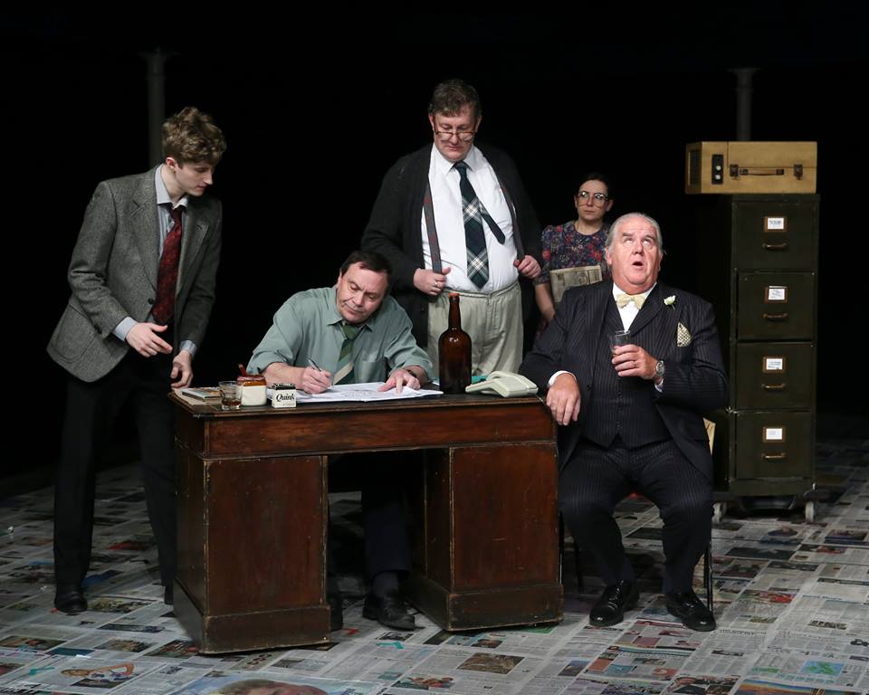 AntigoneTower's tweet photo. END OF WEEK EDITION PRINTS AT 7.30 TONIGHT! Pravda by Howard Brenton &amp; David Hare @towertheatre @BridewellCentre 7-11 November https://t.co/nSC6o56I7M   #pravdatower📰 All tix sold - some available for 3.00 pm tomorrow https://t.co/xfEuoNPd92