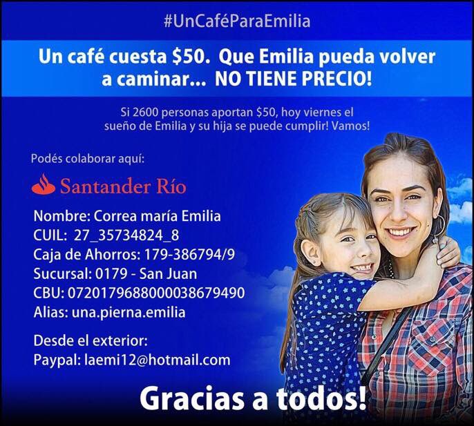danykaplan's tweet photo. #UnCafeParaEmilia #UnidosAr 🙌❤️ https://t.co/YyP4XhzIaL
