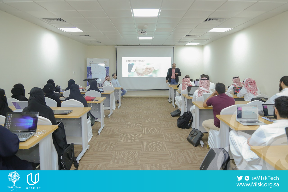 MiskEntrep's tweet photo. بالشراكة مع @Udacity ، بدء المرحلة الثالثة لبرنامج #مسك_يوداستي بمشاركة 1200 طالب وطالبة حول المملكة انطلاقًا من مدينة #الرياض. https://t.co/FETJ4d8Tj9