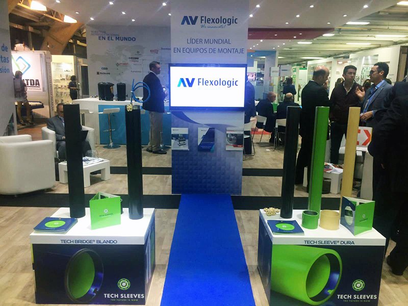 flexologic's tweet photo. The last day of @AndinaPack in Colombia, has just started! Come visit us at stand 514 of #Novaflex. 
#AVFlexologic #TechSleeves #FlexoFriday #flexo https://t.co/a9YvUrvjK6