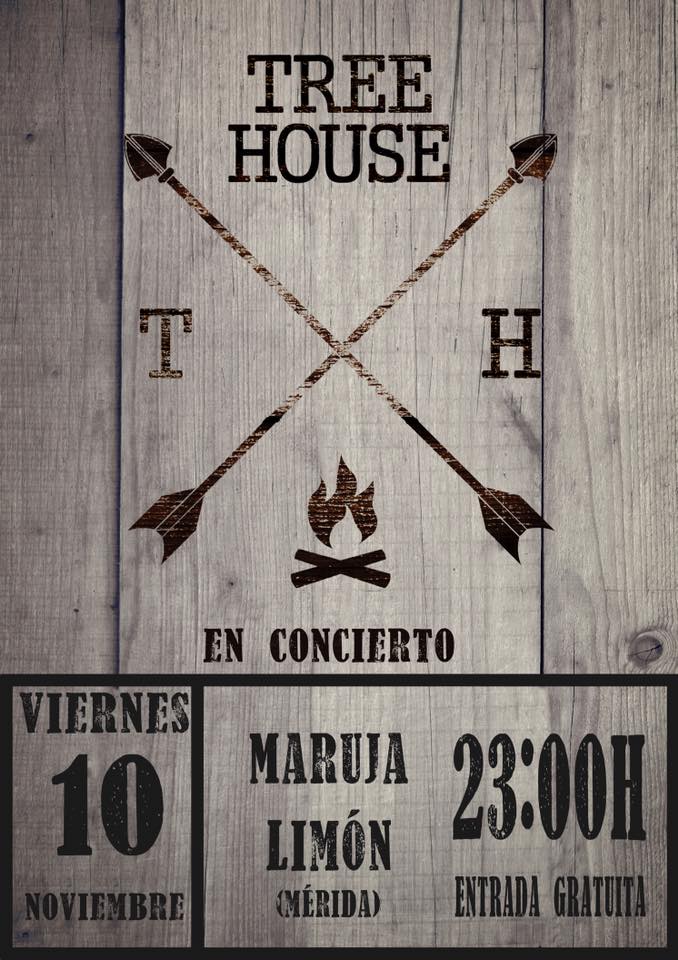Tree House esta noche a las 23h en el Maruja