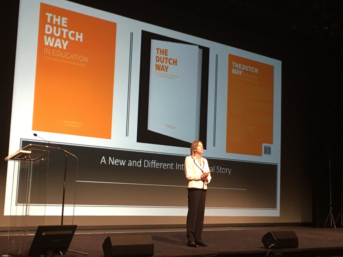 freddyweima's tweet photo. Keynote Prof @AlmaHarris1: 'NL one of best kept secrets in education'. Balance equity/performance #DutchWay #CLIL2017 https://t.co/jFcTwC3t2r