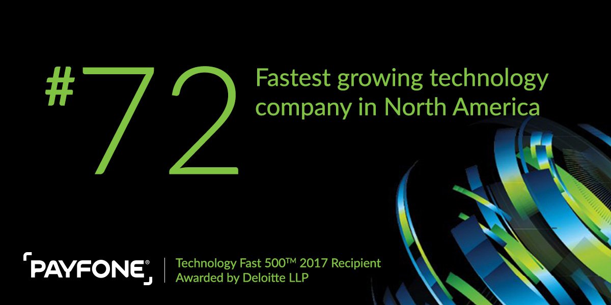 ProveIdentity's tweet photo. We won!!! So honored to have been ranked as one of the top 100 fastest growing tech companies in North America by Deloitte's #Fast500 #hardwork = #winning #technology #payfone https://t.co/u8LlbboEEP https://t.co/11N2rOF4Ya