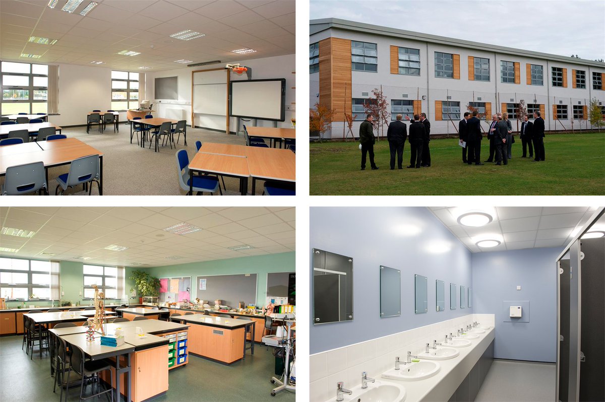 Premier_Modular's tweet photo. #FlashbackFriday Extension comprises of science #laboratories on the ground floor, with maths #classrooms and a graphic communications room https://t.co/plxlx5R8wC