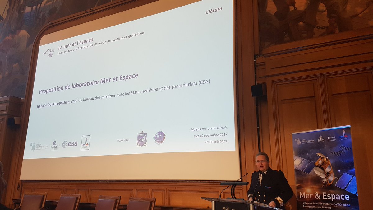 Pour la clôture de ce colloque, présentation de laboratoire Mer et Espace, par Isabelle Duvaux-Béchon. Nous vous appelons tous à participer à la mise en oeuvre de discussions et de projets en dehors de ce colloque, en attendant la prochaine édition ! #MERetESPACE