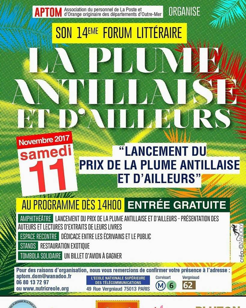 nousvousiles's tweet photo. ✒📚Retrouvez la team NVI au forum littéraire "La Plume Antillaise et d'ailleurs " toute la journée de demain à Paris
#nousvousiles #aptom #l… https://t.co/84ZepANAGM