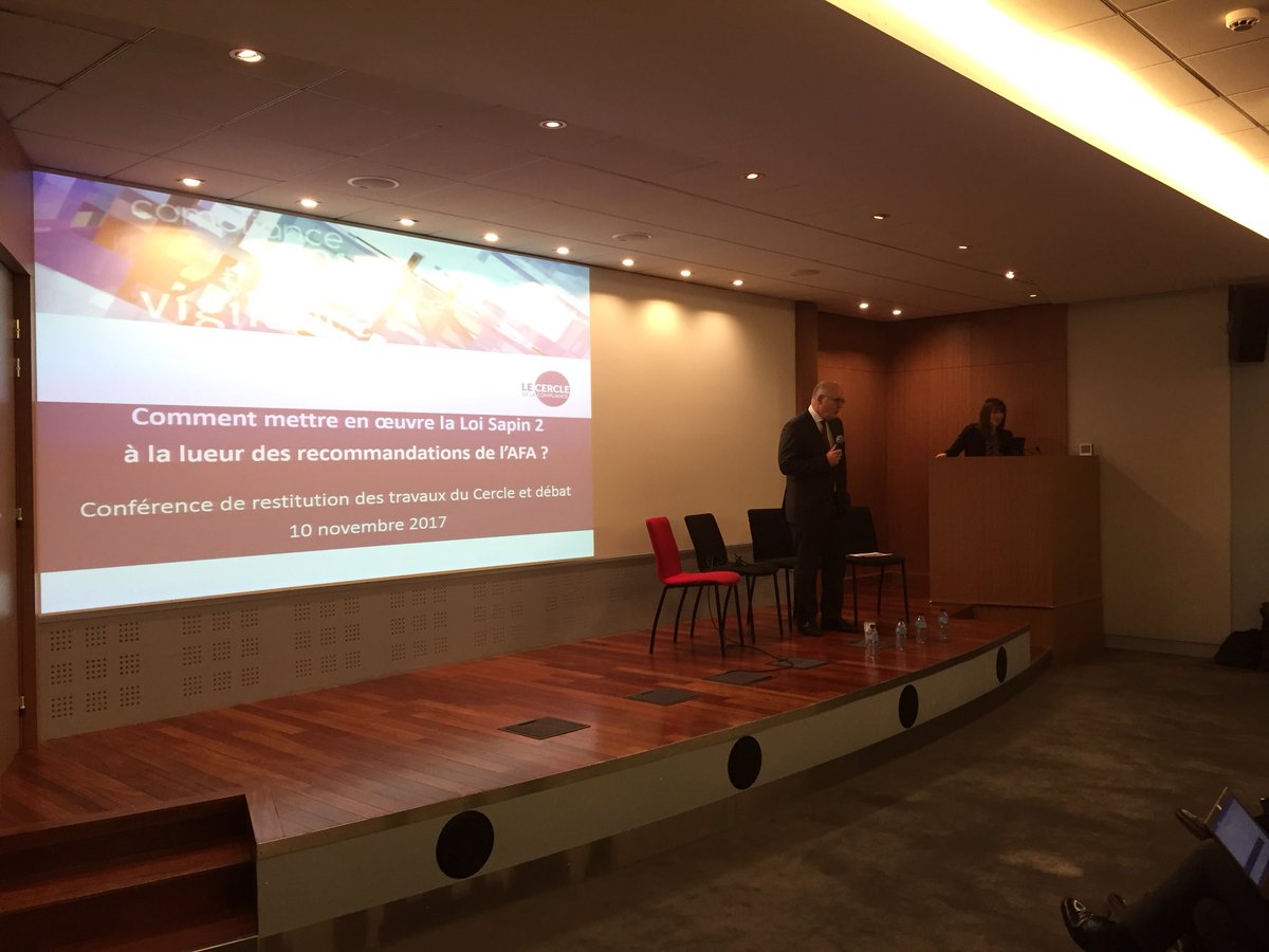LCDCompliance's tweet photo. Intervention de Jean-Marie Gauvin #compliance #conference #casino https://t.co/Lsx36c408x