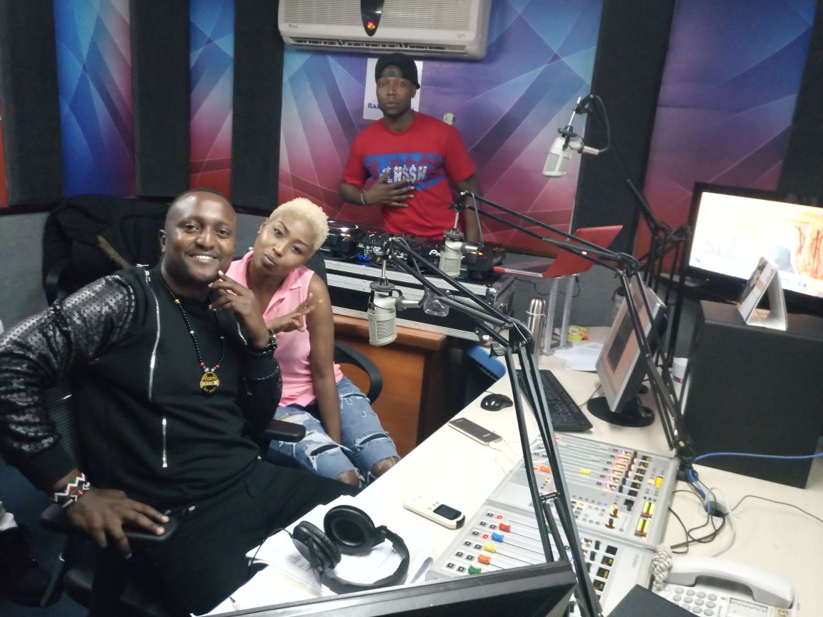 djflashkenya's tweet photo. And she is here! Listen to @viviankenya live on #MsetoFriday @RadioCitizenFM with @mzaziwillytuva on the MiC https://t.co/rDcyjZh6Hb