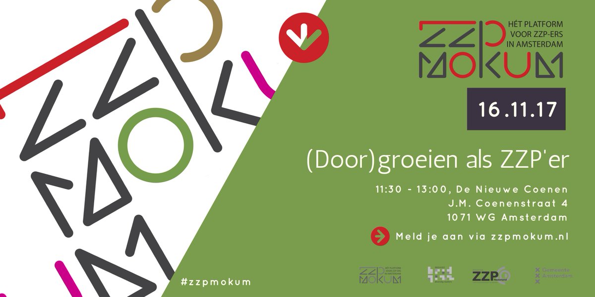 MyrWaarde's tweet photo. LIEVE ZZP'ers in Stadsdeel Zuid Een nieuwe &amp; actief platform voor ZZP'ers @ZZPMOKUM is gelanceerd ism @AmsterdamNL ! Kom naar onze eerste bijeenkomst 16/11 MELD JE AAN!  https://t.co/iRwyzYHIOh
#Amsterdam #ZZP #gratis #krachtenbundelen https://t.co/JLhZtynJto