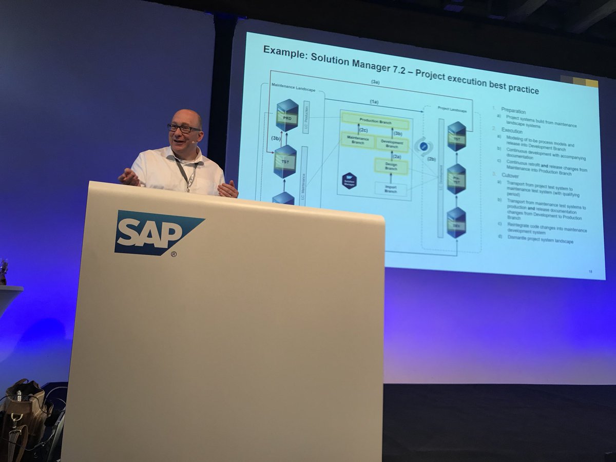 Ben_SolMan's tweet photo. Handle complex projects and landscapes with #SolMan 7.2. Lifecycle operations for process documentation got much easier in 7.2! #soled #soled2017 https://t.co/XhmgsuhJlg