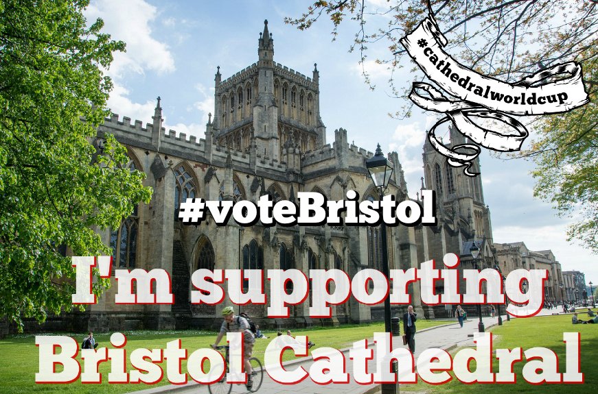 BristolCathedra's tweet image. Show your support for us by sharing this lovely image. 
#cathedralworldcup #voteBristol