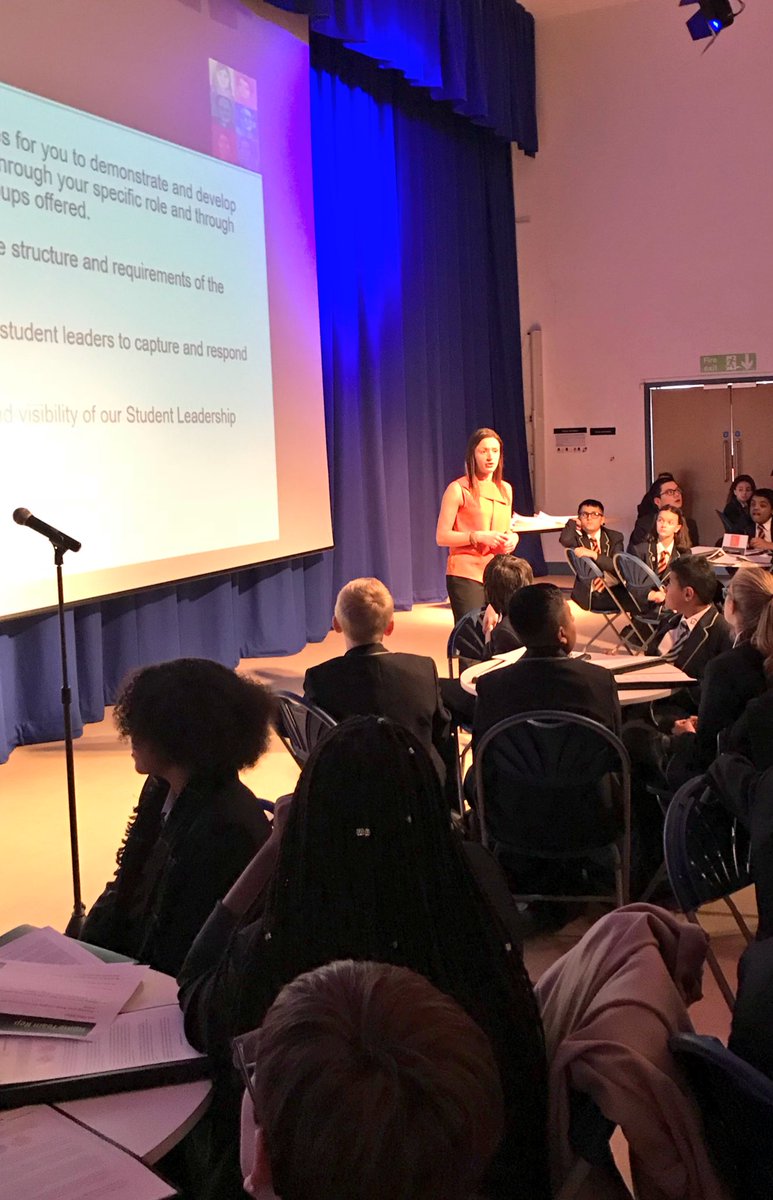 bradfordacademy's tweet photo. Miss Shepherd leading the student leadership launch https://t.co/A0CUl6UfeT
