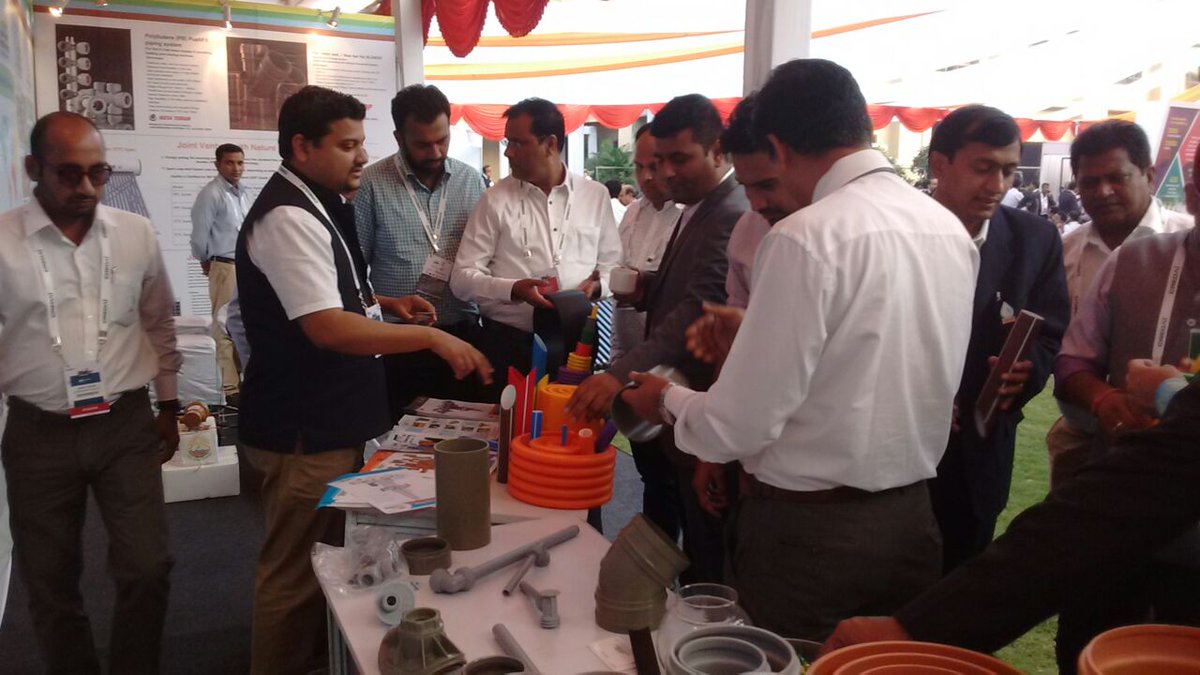 Jainpipes's tweet photo. At @JainIrrigation we r committed to development of rural & urban areas by providing #Smart products & Solutions -
#DrinkingWater
#SolarWaterHeaters
#FoamSheet
#PipingSystems #PlumbingSystems
#SolarPower
#Monitoring & Control Systems.
Our experts at @CREDAINational Summit https://t.co/xW0POzrhIi