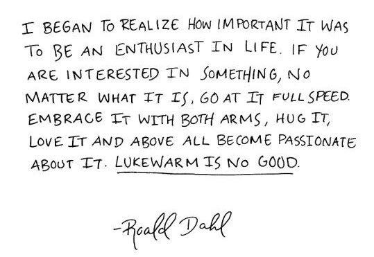 CatFlippen's tweet photo. One of my favorite quotes: “Lukewarm is no good.” 

Be an enthusiast. Be an expert generalist. Be passionate. Be impactful. You have a limited number of heartbeats. Make them all count! https://t.co/6N2zKH5zx6