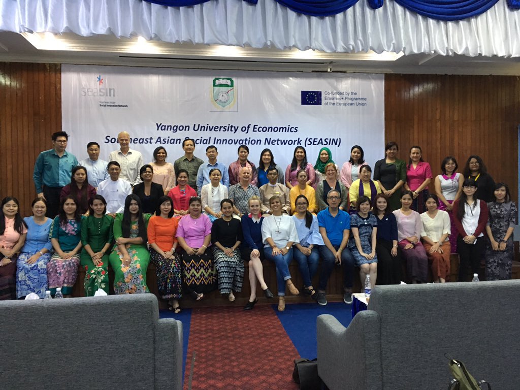 Excited to be in Myanmar for the launch of the social innovation support units #seasin <a href="/si_exchange/">Social Innovation Exchange</a> @GCU_TEO <a href="/UnivAveiro/">Universidade Aveiro</a> @OGPI_UA