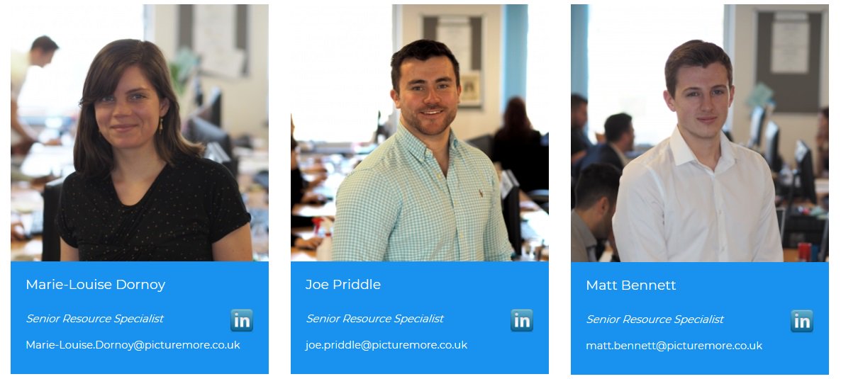 picturemore's tweet photo. Congratulations to Marie-Louise, Joe and Matt that have been promoted today! #picturemore #seniorresourcespecialist #Careers ππ https://t.co/GyP8K2we9G