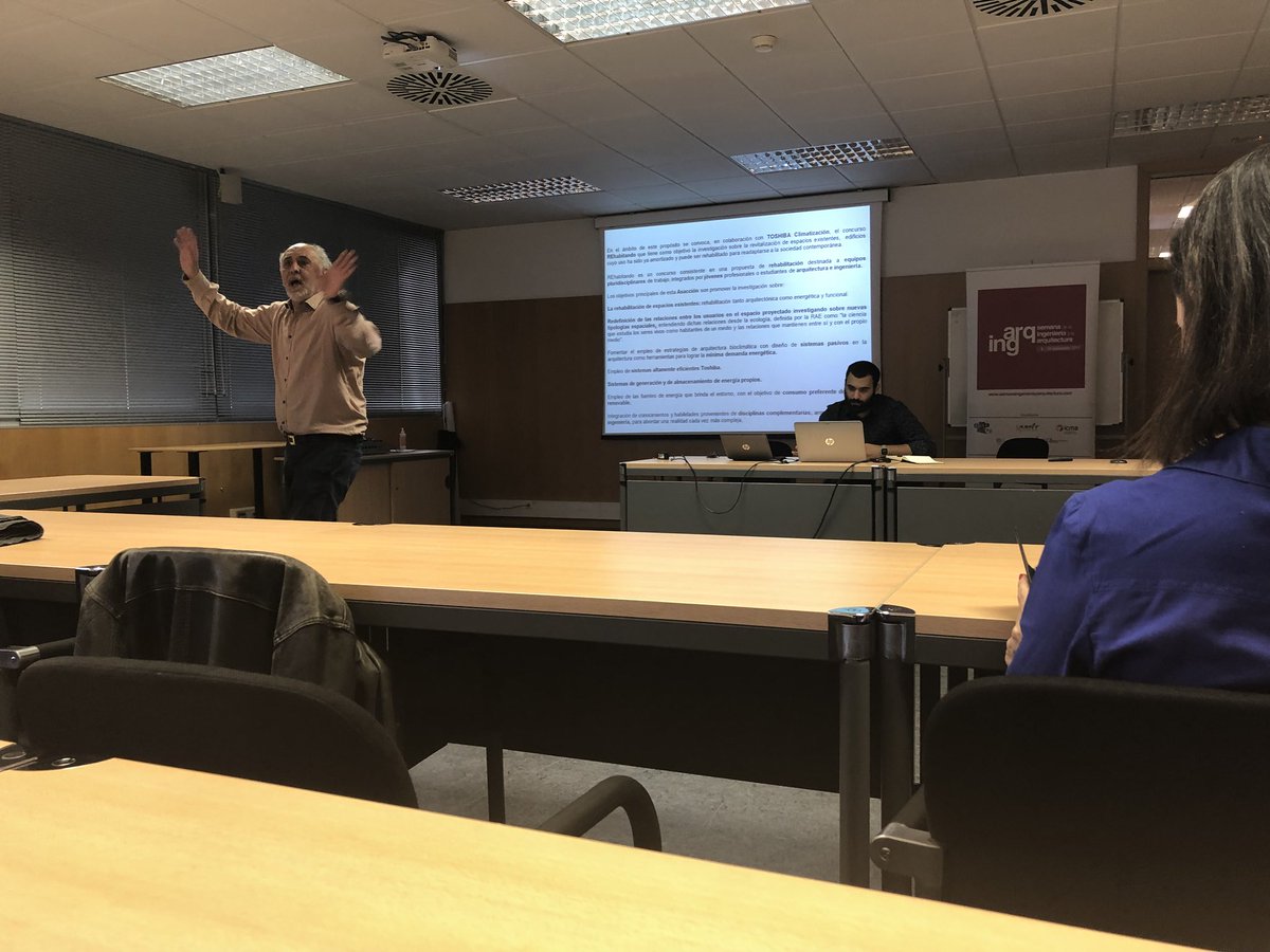 BeamonteVallejo's tweet photo. Ponencia de MFarquitectos. #laingenieríaylaarquitectura #rehabilitación https://t.co/dKcn2OIUnO