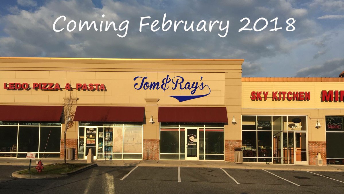 TheMoCoShow's tweet photo. Tom &amp; Ray’s will be returning to Damascus in February of 2018 in the Safeway Shopping Center, according to their Facebook page. https://t.co/KjtYTxty6h