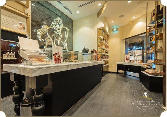 the_first_ferry's tweet photo. WHEN LIFE GIVES YOU CHOCOLATE YOU MAKE CHOCOLATE MARTINIS, an amazing quote by the brand GODIVA itself.
So here is a toast to our team for creating this #masterpiece store for #GODIVA, #Dubai, where #Luxury meets #happiness.
#thefirstferry #interiors #Designe #Art #UAE https://t.co/LZ66omKQw2