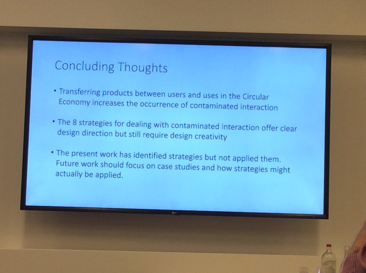 JuanArmellini's tweet photo. Baxter on strategies to decontaminate "experiences with circular offerings" so that 'stuff' becomes truly more #sustainable #plate2017 https://t.co/9LJMAtfIcg