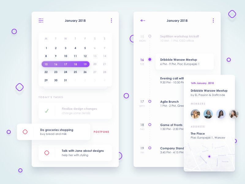 UpLabs's tweet photo. 🥇 Calendar view of concept financial app finished #1 yesterday on @UplabsOfficial in iOS! 🙌 @kjanus_

https://t.co/jhqXiMFLV0 https://t.co/K562Usa25D