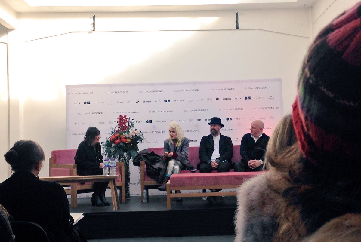 FashionFoundry's tweet photo. .@PAMHOGGcouture sharing stories about her inspirations and influences @ScotReDesigned panel #SRDGLA17 #fashion https://t.co/HMHdAuWgeZ