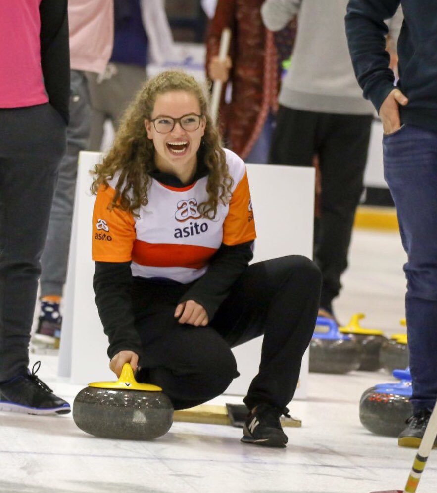 DvanStiphout's tweet photo. Curling is hot! Vandaag persbijeenkomst van Nederlandse curlingteam in aanloop naar EK en OKT én het eerste NSK in Tilburg  #Curling #Asito https://t.co/XDqFuieH7i