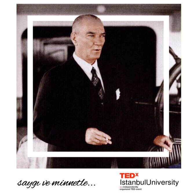 TEDxIstanbulU's tweet photo. Saygı ve minnetle... #TEDxIstanbulUniversity #10Kasım https://t.co/94v0KiQTTW
