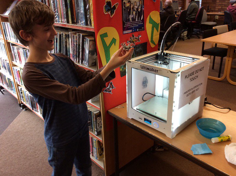 StaffsLibraries's tweet photo. Read our blog about the #PertonLibrary #CCmakeshiftdo Warhammer crafting event & read about how the loan of an @UltimakerCREATE 3D printer enhanced our day! https://t.co/Ybobj6pfqa @CraftsCouncilUK https://t.co/9d4HU4QVtn