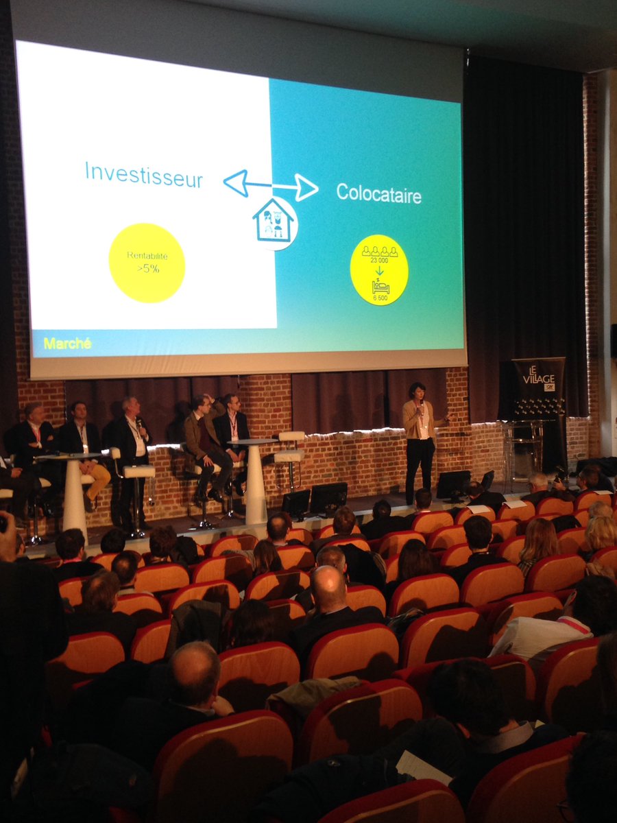 Villagebyca_NdF's tweet photo. Sharry présente son offre de colocation pour jeunes actifs #fintechgo #welcomesession https://t.co/npHa89oX4N