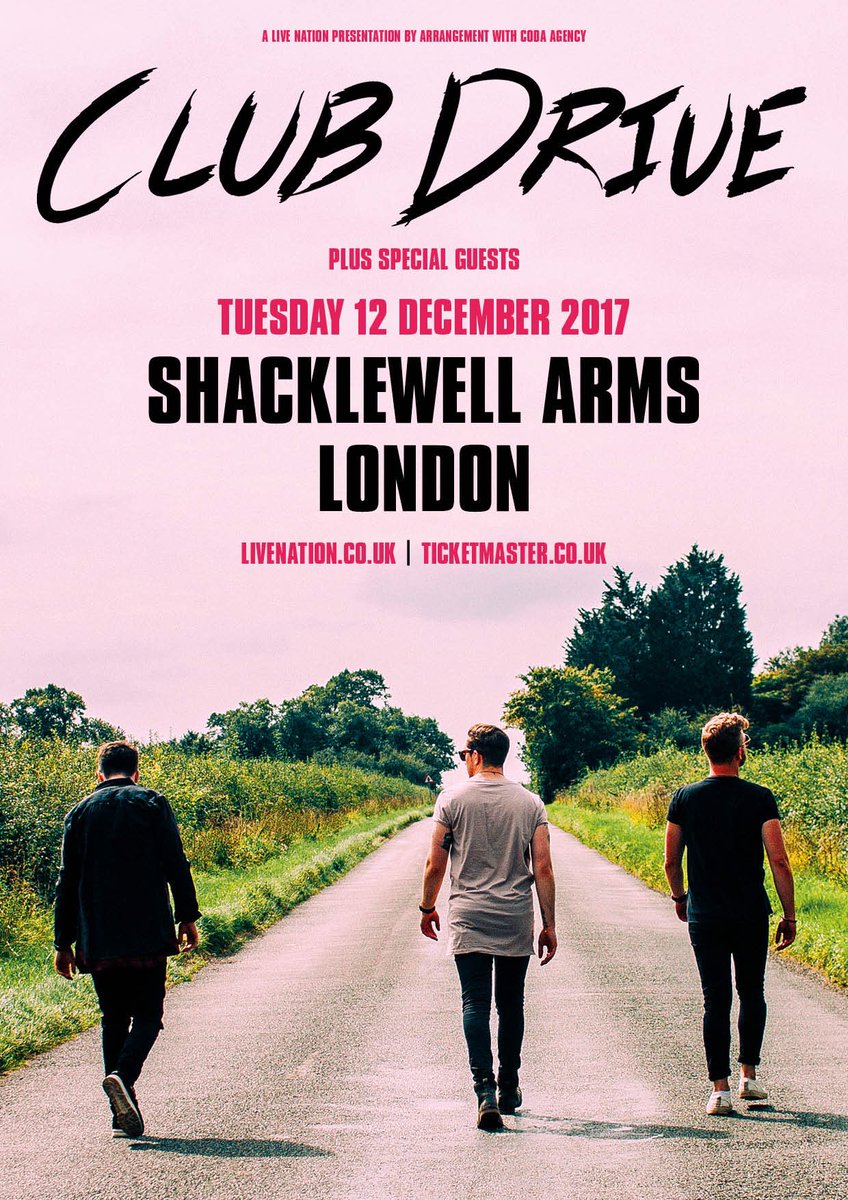 ClubDriveBand's tweet image. Buzzing for our London show 🔥🤘🏻Tickets are flying! GRAB YOURS NOW ❤️ seetickets.com/tour/club-drive