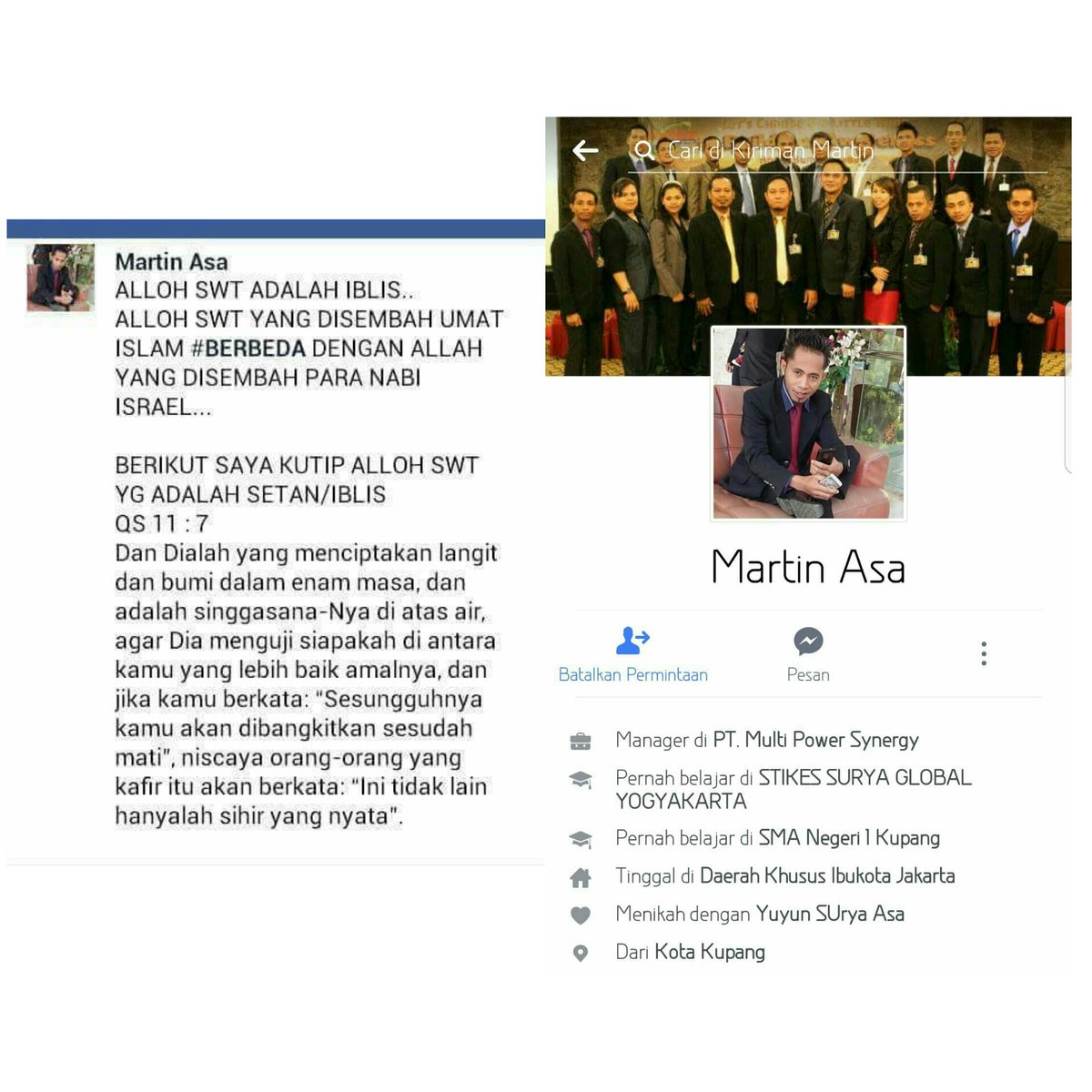 nay_shihab's tweet photo. dsaat agama islam dhina, kitab nya dnista, Allah &amp; nabi nya dcaci maki. umat nya dsuruh sabar, mrk blg bhw islam itu damai, jgn tprovokasi. tp heran nya, mrk2 yg menyuruh sbr itu, sm skali tdk ada tinda kan thdp si PROVOKATOR. dn aneh nya umat yg mbela agama dblg RADIKAL https://t.co/p3BXrqayfH