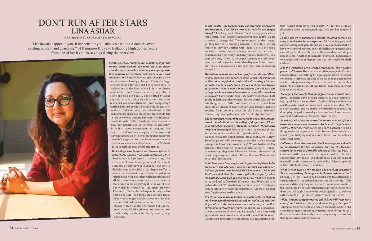 linaashar's tweet photo. DON'T RUN AFTER STARS - LINA ASHAR
https://t.co/s0MITzUdvY
#KKEL #senhoramagazine #november https://t.co/SIaz1yyYkI