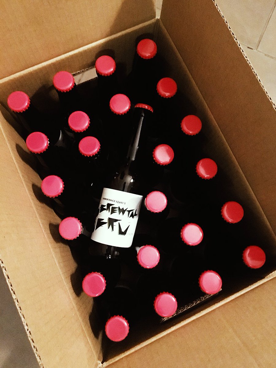 Today history is made! We're the first Estonian band to have our own beer! Come to the show tonight at Red Emperor to get your hands on Horror Dance Squad's Brewtal Bru!!! #brewtalbru #HDS #Andersonscraft