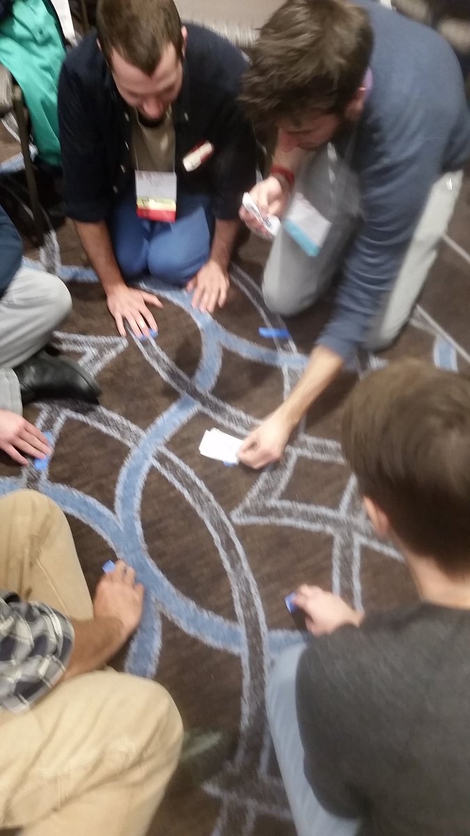 scottigoldsmith's tweet photo. Participants paying my new game Stroop Slap at workshop at AEE in Montreal https://t.co/DJCNGlZmfN