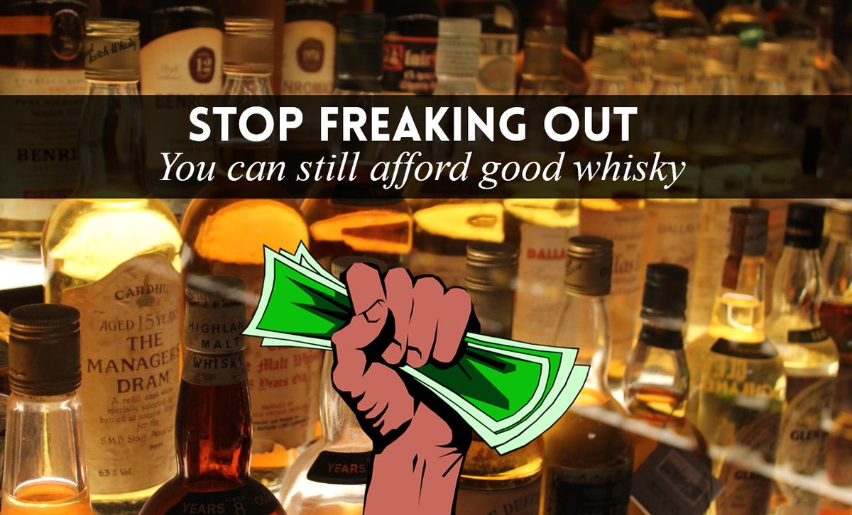 the_whisky_lady's tweet photo. NEW! No, good whisky isn't too expensive ! https://t.co/2ICmdMY5Bw https://t.co/HmxN6n3iz3