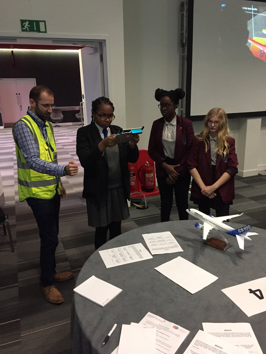 OurELBA's tweet photo. @Bechtel are running an amazing workshop for @eastlondon students at @LCYlocals STEM in Aviation event #inspirational https://t.co/txGwZNMpzo