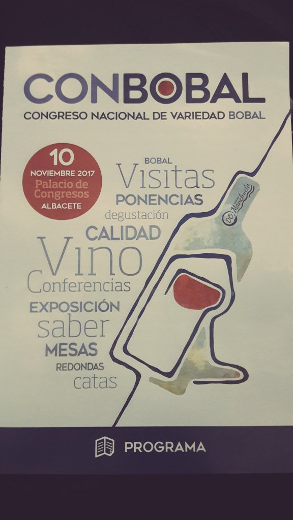Mi_Vino's tweet photo. Estamos en Albacete conociendo la uva #Bobal en #CONBOBAL. Primer Congreso sobre esta variedad organizado por la @DOManchuela https://t.co/T4VsBdZjd5