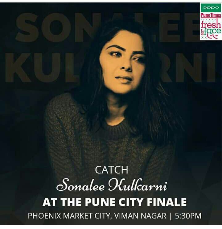 mesonaleeFC's tweet photo. #Pune Viman Nagar are you ready!! Now at 5:30pm 
Catch @meSonalee today https://t.co/jDDATKLaUp