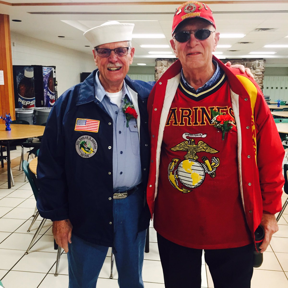 CommunitiesONHS's tweet photo. We are proud to be honoring our heroes once again! Our #veteransday project is a student favorite! Social starts @ 9a &amp; assembly @ 10a! https://t.co/DgzrnXr795