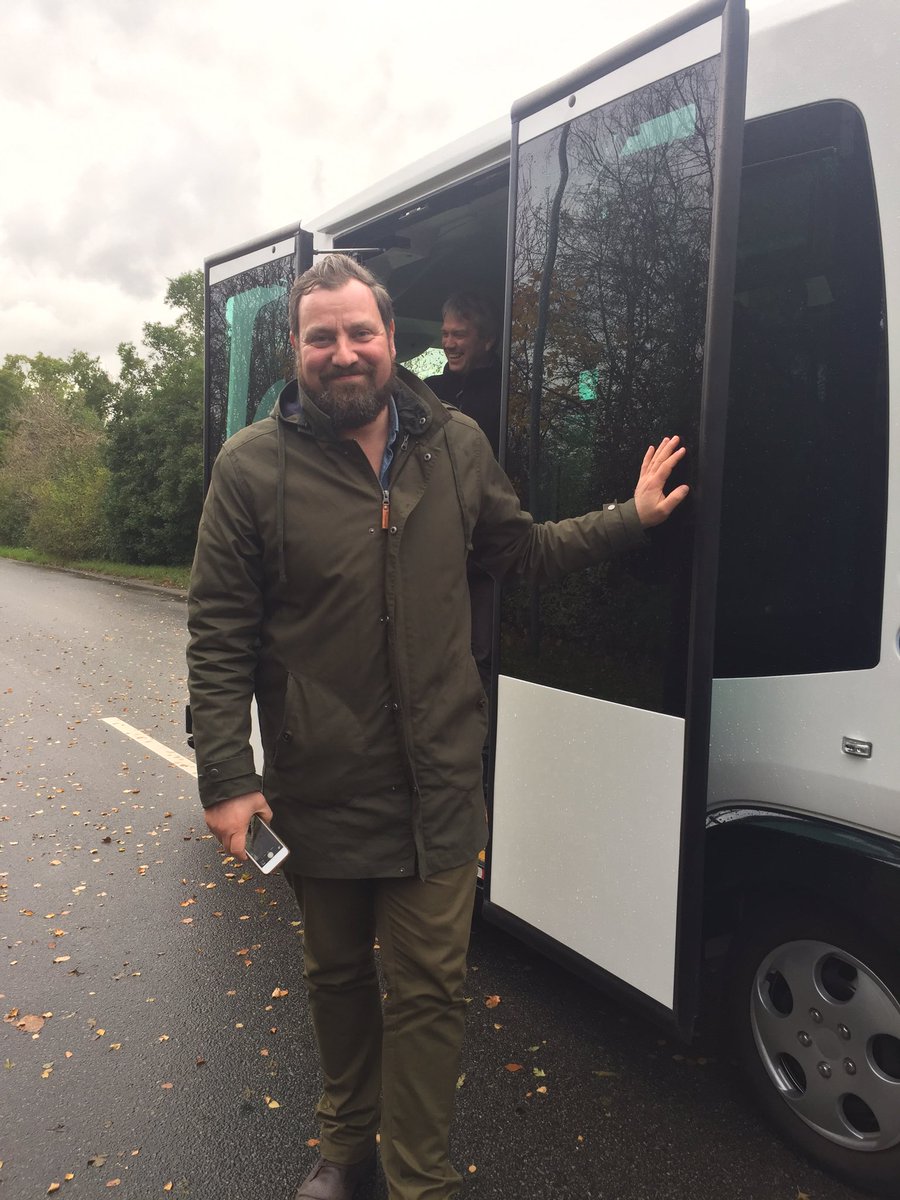MajaYhde's tweet photo. Så er de #førerløse busser kommet til #DOLLLivingLab Sikke en spændende udvikling @Gate21dk @NobinaTech @DTUtweet #LoopCity https://t.co/0YIp3e6OX0