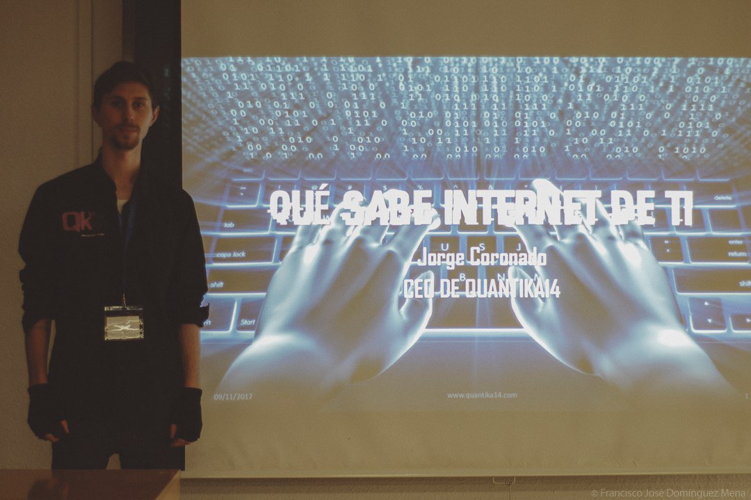 InnoSoftDays's tweet photo. La última ponencia vino de la mano de @JorgeWebsec en la que nos habló sobre @Quantika14, su desempeño profesional y, como no, de lo que internet puede llegar a saber sobre nosotros.
#ISoftDays https://t.co/BZDnp3vgle