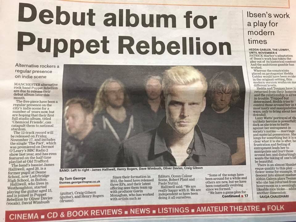 Full page spread in The Bolton News this week! 

Online link: goo.gl/TUfDbG