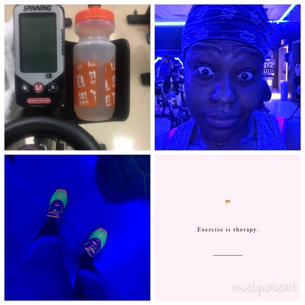 fournaturals's tweet photo. Sweat session completed!! #sprintspin #Movemorefitness #nuunbassador #teamleanstrongfast #DoingBetterOneDayAtATime https://t.co/F7XP101lCB