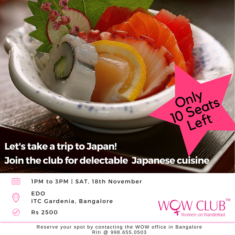 The table is set for the perfect Japanese Brunch happening on 18th Nov.
Are you joining us?
Call Riti at 9986550503 to book your seat now