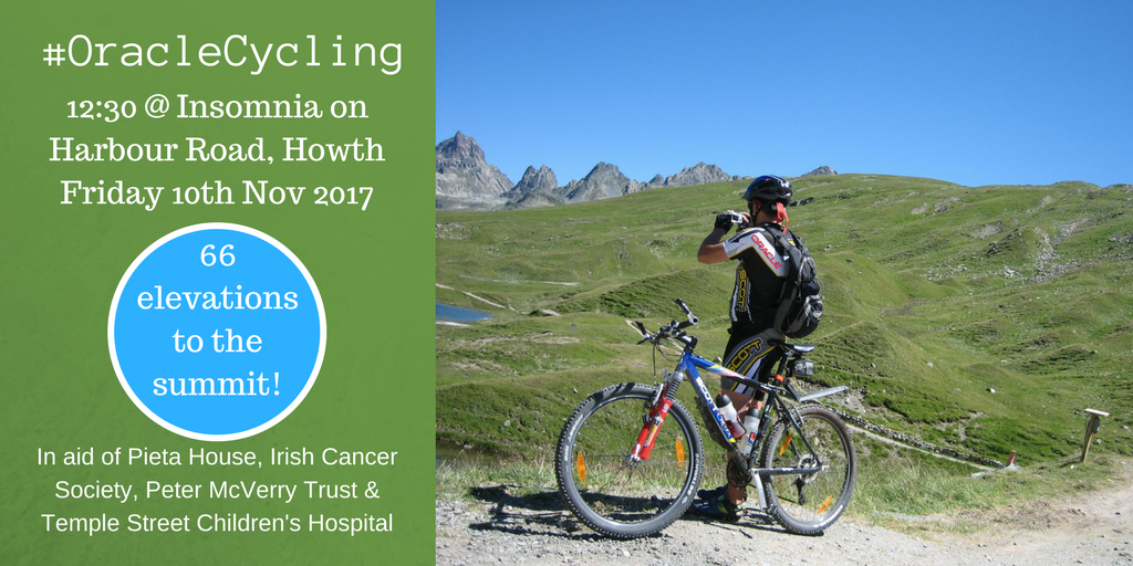 ODsalesgrad's tweet photo. #OracleCycling on a mission today to collectively achieve the distance that would be to cycle up Mt Everest! https://t.co/jrtRNyNrRx #DONATE https://t.co/HhEO8fc4G1