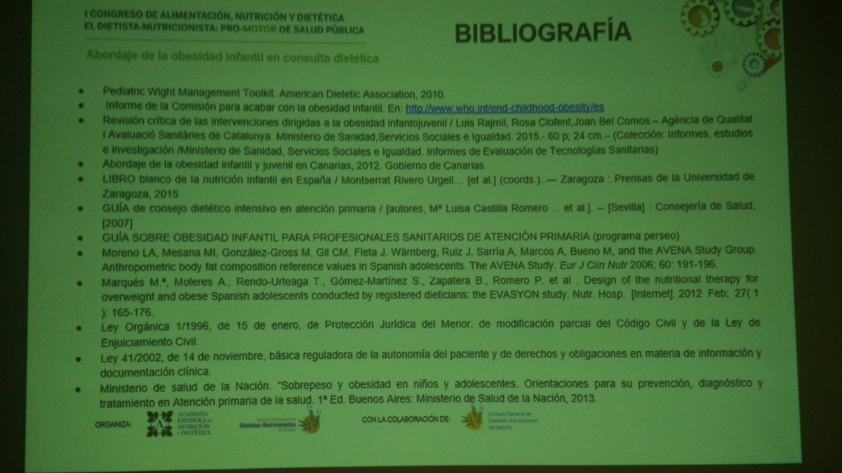 EvaGosenje's tweet photo. #CongresoDN2017 Taller pre-congreso: abordaje obesidad infantil. Muchas gracias @VeroNika_Schz , Lidia Tormo, Rocío Zamanillo y Tara Rendo #GeNutPedia https://t.co/Wk39JoftfY